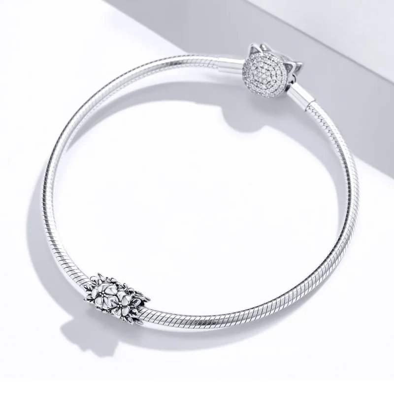 (bilde for) Pandora Style Sølv Sommerblomst Charm - SCC1488 - Vis 3