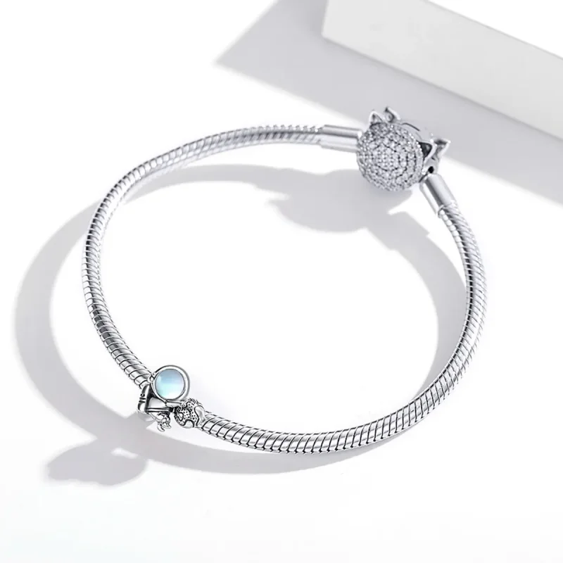 (bilde for) Pandora Style Sølv Space Walk Charm - SCC1694 - Vis 3