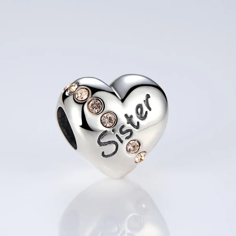 (bilde for) Pandora Style Sølv Søster Charm - SCC008 - Vis 4
