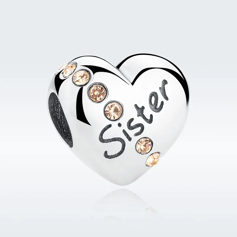 (bilde for) Pandora Style Sølv Søster Charm - SCC008 - Vis 5