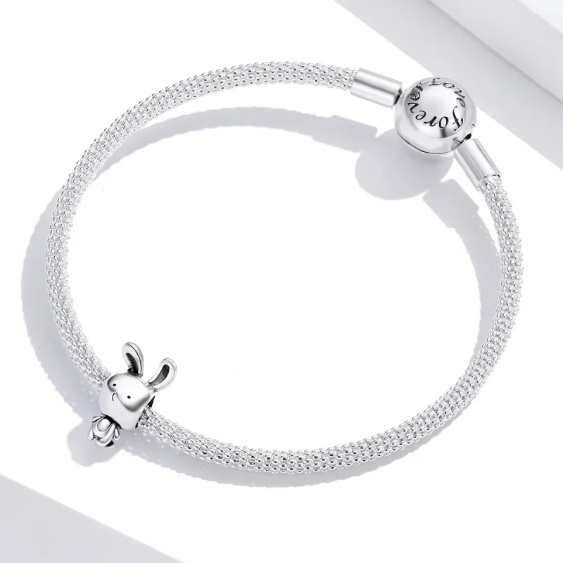 (bilde for) Pandora Style Sølv Søt Bunny Charm - SCC1517 - Vis 3