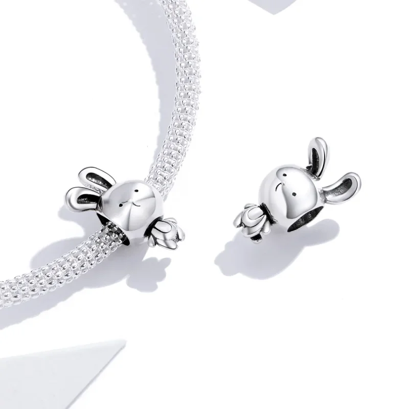 (bilde for) Pandora Style Sølv Søt Bunny Charm - SCC1517 - Vis 4