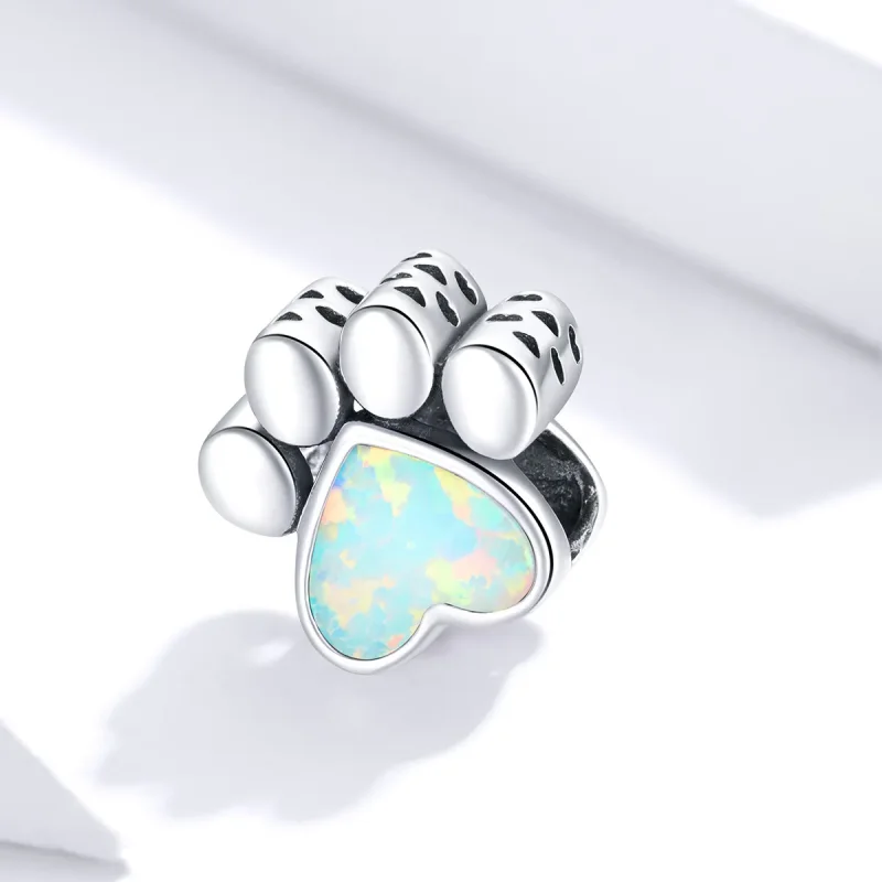(bilde for) Pandora Style Sølv Søt Hundepote Charm - SCC1676 - Vis 2
