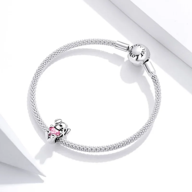 (bilde for) Pandora Style Sølv Søt Puppy Charm - SCC1677 - Vis 3