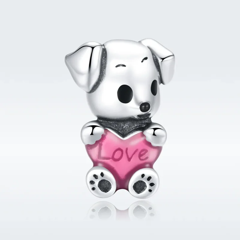 (bilde for) Pandora Style Sølv Søt Puppy Charm - SCC1677 - Vis 5