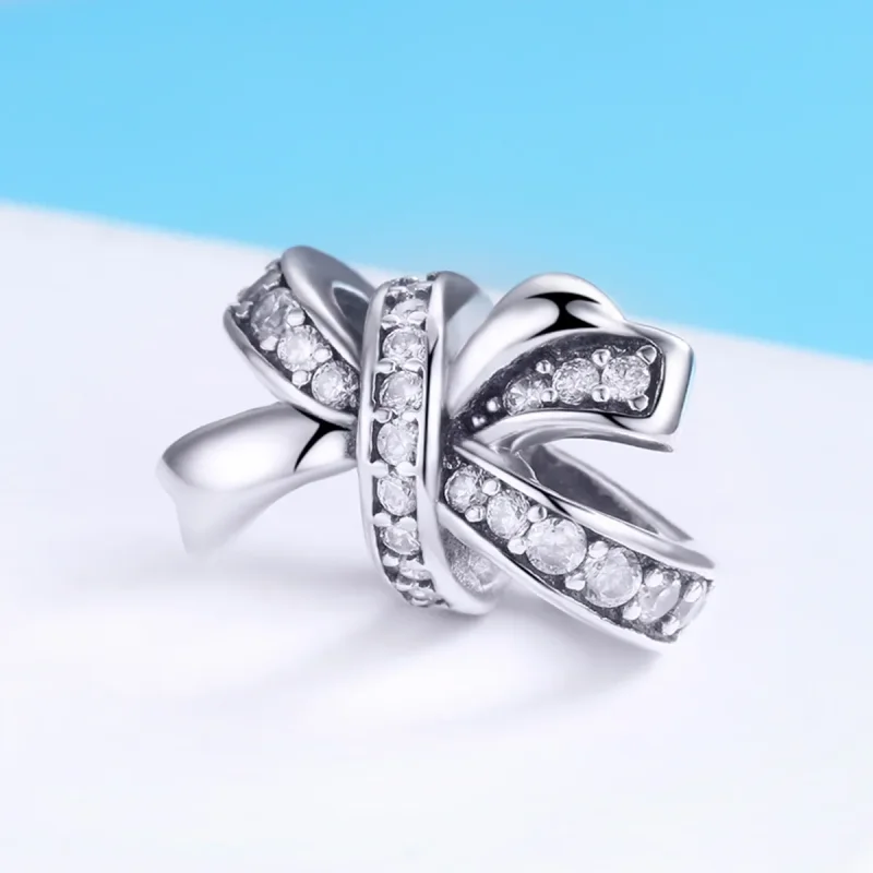 (bilde for) Pandora Style Sølv Søt Sløyfe Charm - SCC773 - Vis 2
