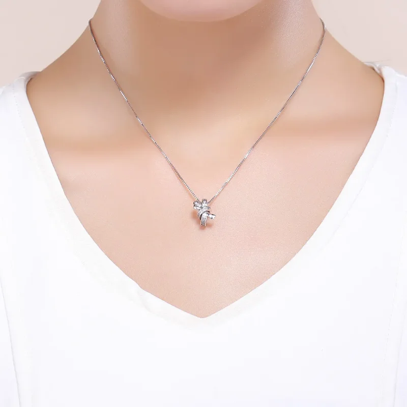 (bilde for) Pandora Style Sølv Søt Sløyfe Charm - SCC773 - Vis 5