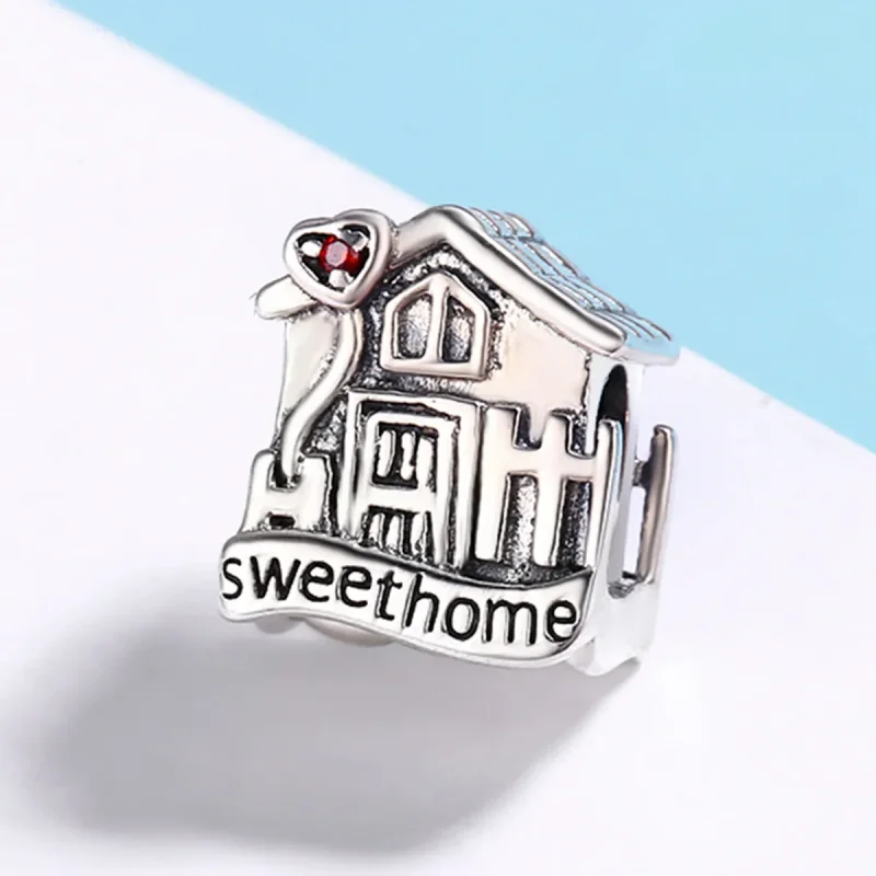 (bilde for) Pandora Style Sølv Sweethome Charm - SCC416 - Vis 3