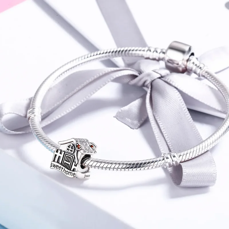 (bilde for) Pandora Style Sølv Sweethome Charm - SCC416 - Vis 4