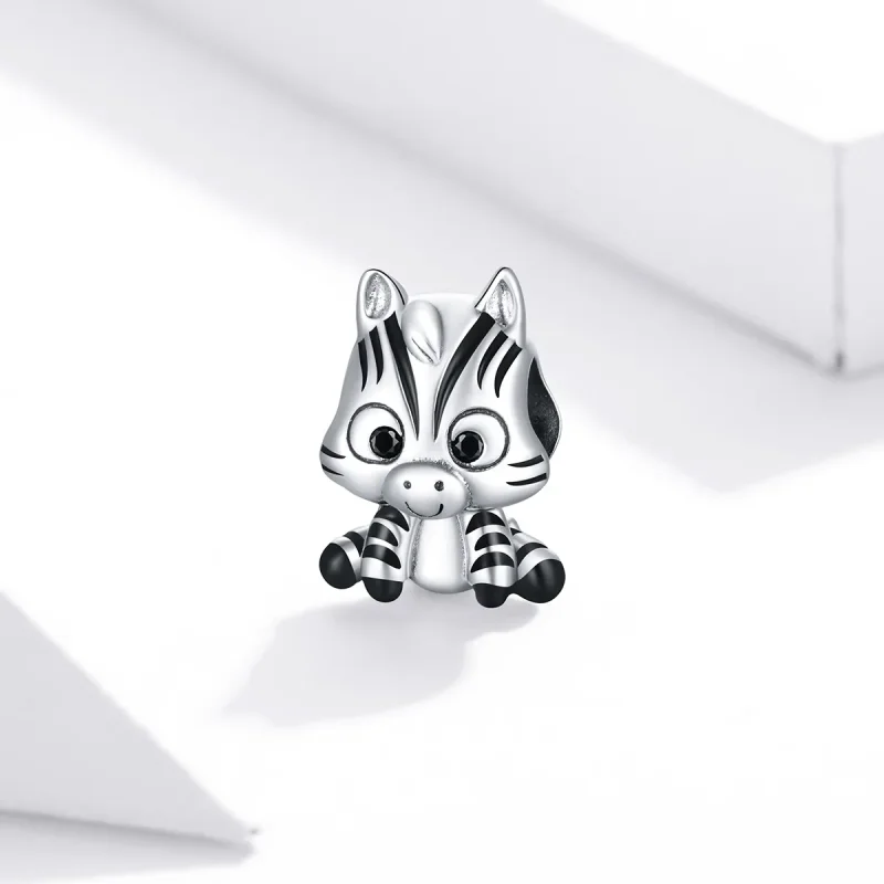 (bilde for) Pandora Style Sølv tegneserie Zebra Charm - BSC387 - Vis 2