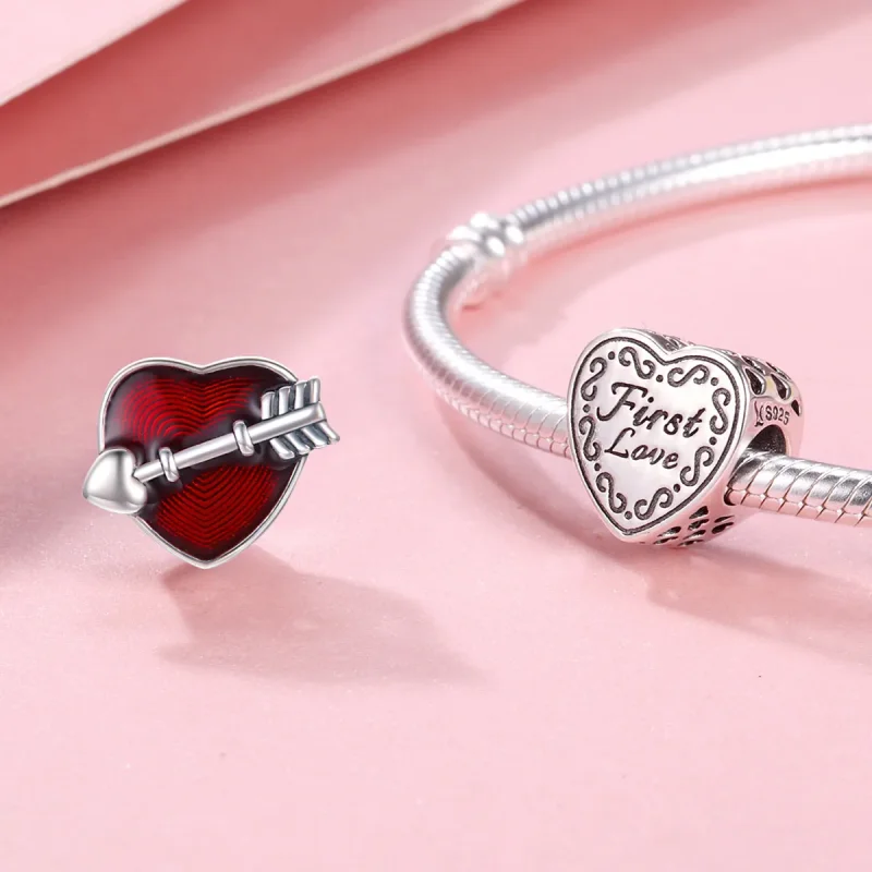 (bilde for) Pandora Style Sølv Valentinsdag First Love Charm - SCC480 - Vis 6