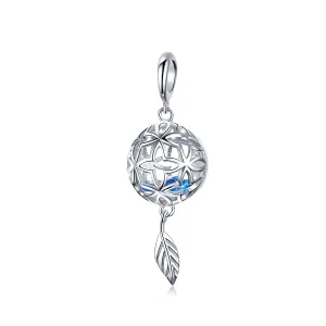 (bilde for) Pandora Style Sølvbevart Flower Dingle - SCC1123