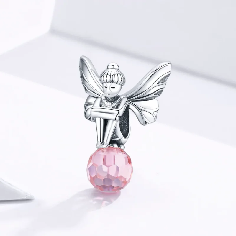 (bilde for) Pandora Style Sølvblomst Alv Charm - SCC1483 - Vis 2