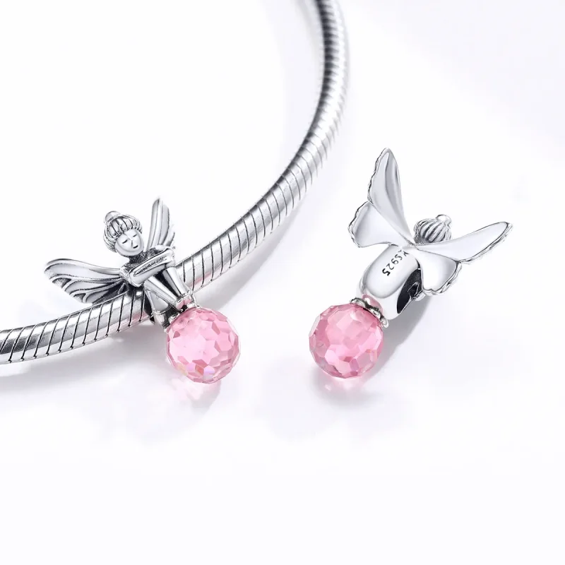 (bilde for) Pandora Style Sølvblomst Alv Charm - SCC1483 - Vis 4