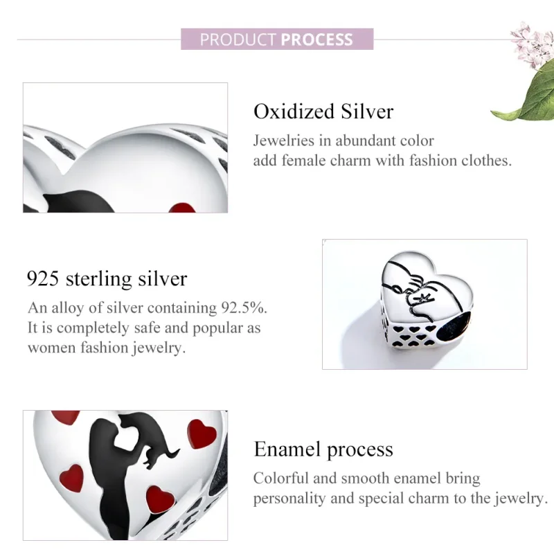 (bilde for) Pandora Style Sølvpels Mamma Charm - SCC1508 - Vis 8