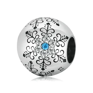 (bilde for) Pandora Style Snowflakes Charm - BSC513