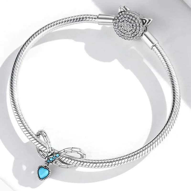 (bilde for) Pandora Style Spirit Snake Infinite Love Charm - SCC2004 - Vis 3
