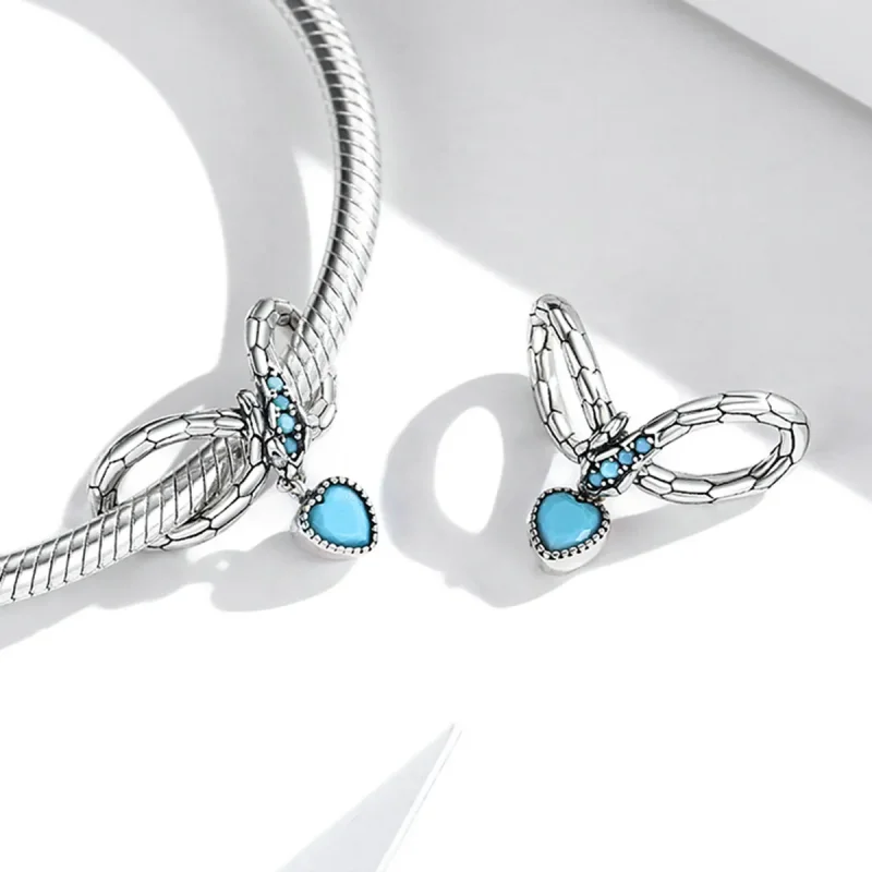 (bilde for) Pandora Style Spirit Snake Infinite Love Charm - SCC2004 - Vis 4