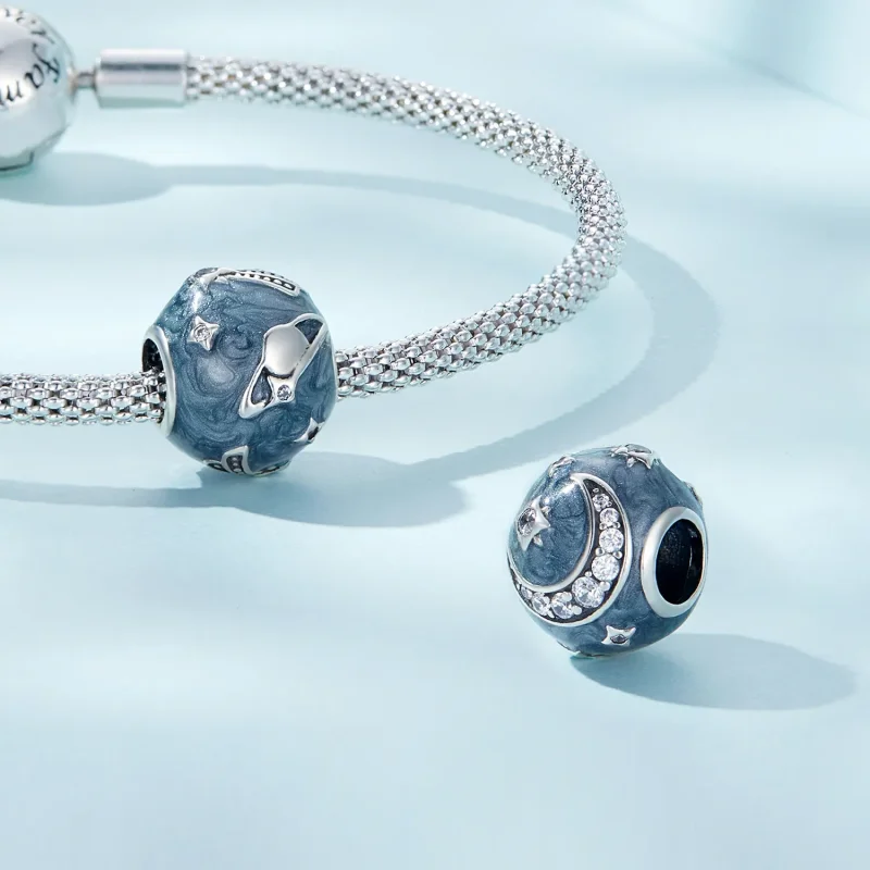 (bilde for) Pandora Style Star Galaxy Charm - SCC2368 - Vis 5