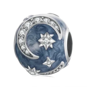 (bilde for) Pandora Style Star Galaxy Charm - SCC2368
