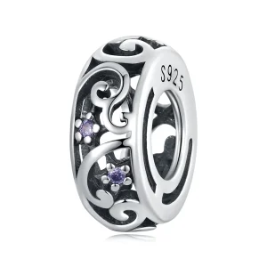(bilde for) Pandora Style Streamer Spacer Charm - BSC639