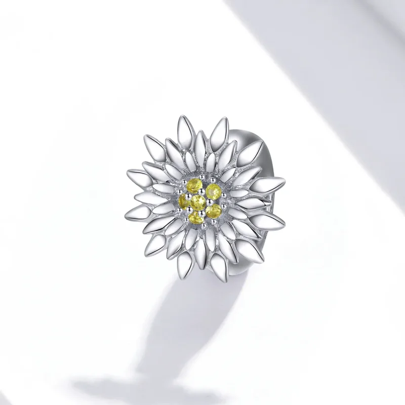 (bilde for) Pandora Style Sun Flower Charm - SCC1765 - Vis 2