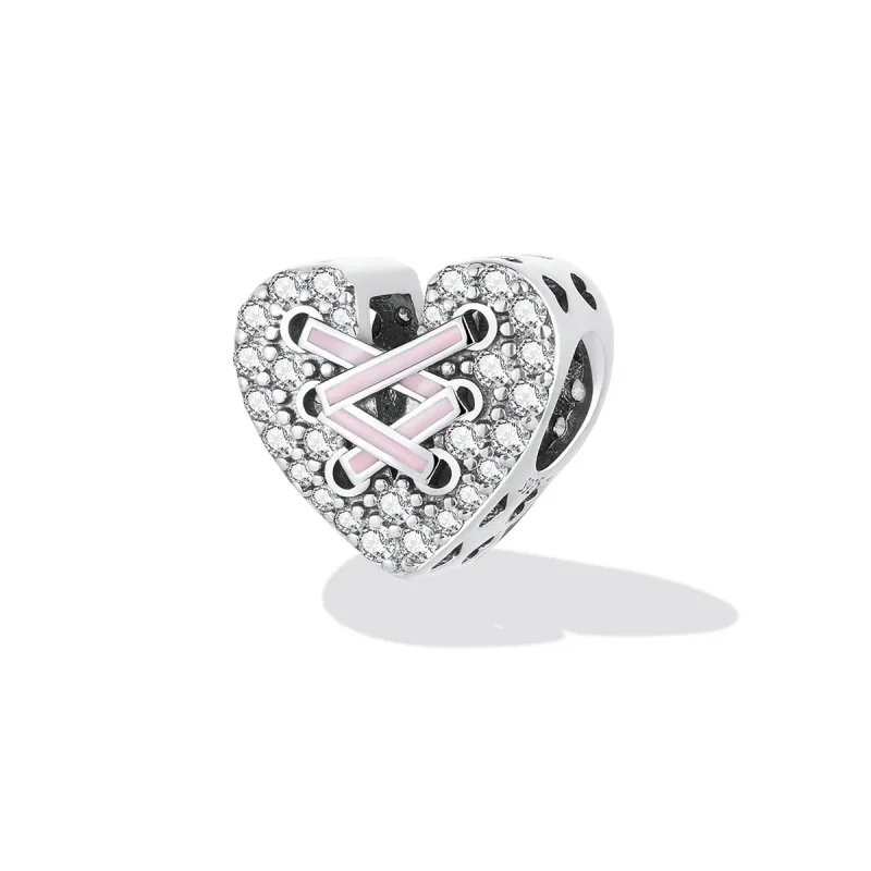 (bilde for) Pandora Style Tie Love Charm - SCC2204 - Vis 2