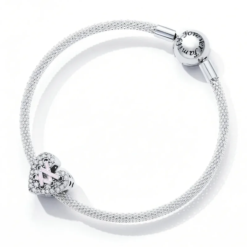 (bilde for) Pandora Style Tie Love Charm - SCC2204 - Vis 5