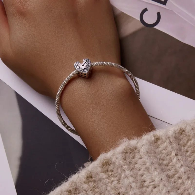(bilde for) Pandora Style Tie Love Charm - SCC2204 - Vis 6