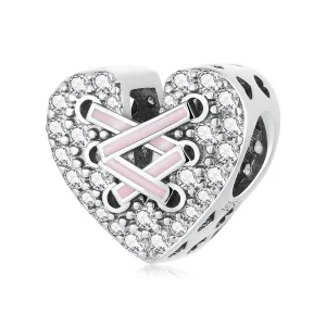 (bilde for) Pandora Style Tie Love Charm - SCC2204