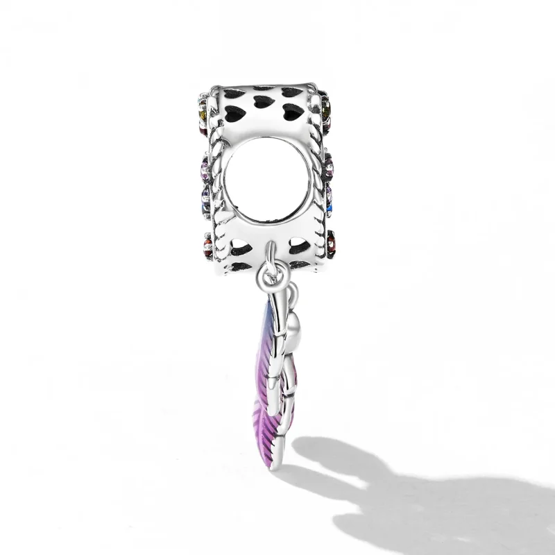 (bilde for) Pandora Style Tree of Life Dream Catcher Charm - SCC2268 - Vis 3