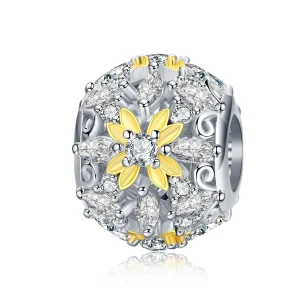 (bilde for) Pandora Style Two Tone Shining Life Charm - SCC1333