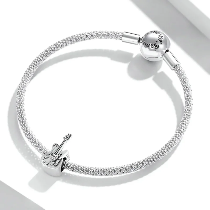 (bilde for) Pandora Style Vintage Bass Charm - SCC2076 - Vis 3