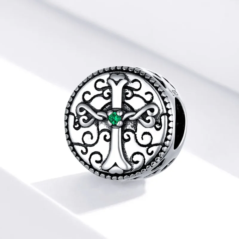 (bilde for) Pandora Style Vintage Cross Charm - SCC1510 - Vis 2