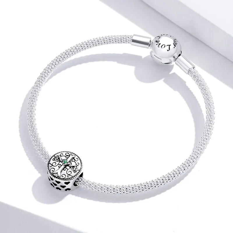 (bilde for) Pandora Style Vintage Cross Charm - SCC1510 - Vis 3