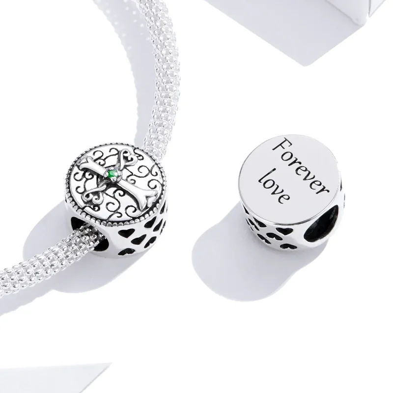 (bilde for) Pandora Style Vintage Cross Charm - SCC1510 - Vis 4