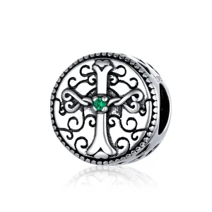 (bilde for) Pandora Style Vintage Cross Charm - SCC1510