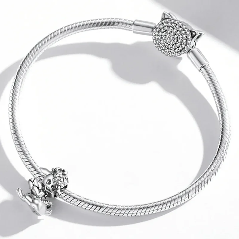 (bilde for) Pandora Style Western Style Little Sheep Charm - SCC2043 - Vis 3
