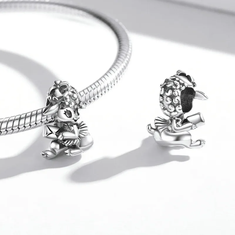 (bilde for) Pandora Style Western Style Little Sheep Charm - SCC2043 - Vis 4