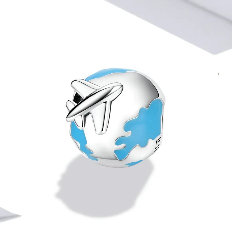 (bilde for) Pandora Style World Travel - Plane Set Sail Charm - SCC2026 - Vis 2
