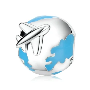 (bilde for) Pandora Style World Travel - Plane Set Sail Charm - SCC2026