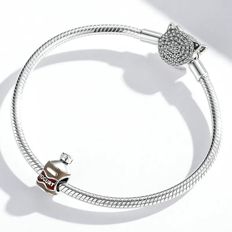 (bilde for) Pandora Style Yoghurt Bottle Charm - SCC1967 - Vis 3