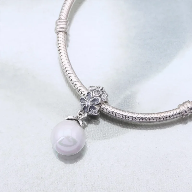 (bilde for) Butterfly Pandora Shine anheng med klare cubic zirconia - 790858P - Vis 4