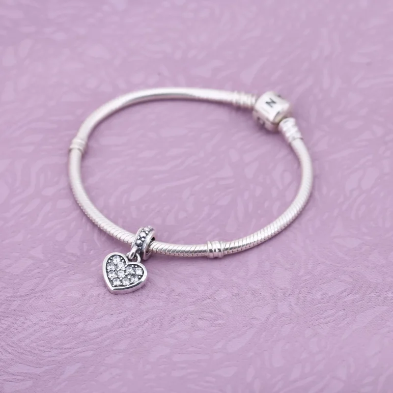 (bilde for) Butterfly Pandora Shine anheng med klare cubic zirconia - 791023CZ - Vis 2
