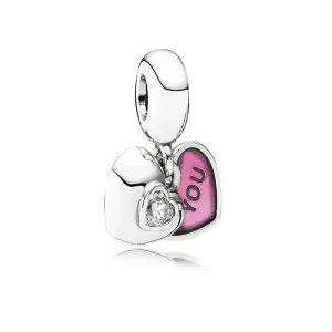 (bilde for) Butterfly Pandora Shine anheng med klare cubic zirconia - 791244CZ