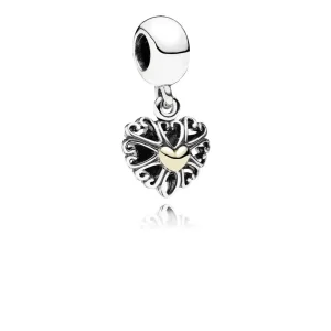 (bilde for) Butterfly Pandora Shine anheng med klare cubic zirconia - 791274