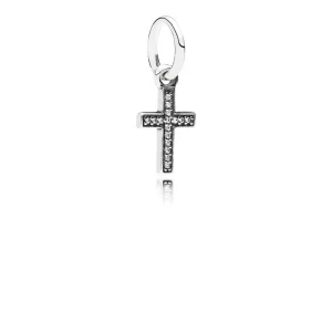 (bilde for) Butterfly Pandora Shine anheng med klare cubic zirconia - 791310CZ