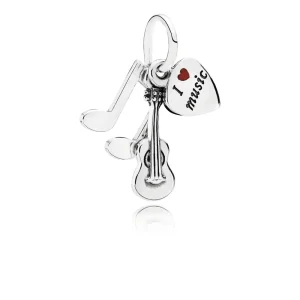 (bilde for) Butterfly Pandora Shine anheng med klare cubic zirconia - 791504EN09