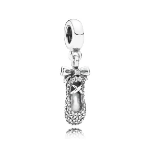(bilde for) Butterfly Pandora Shine anheng med klare cubic zirconia - 791506CZ