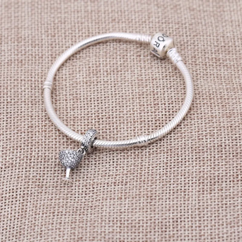 (bilde for) Butterfly Pandora Shine anheng med klare cubic zirconia - 791535CZ - Vis 2